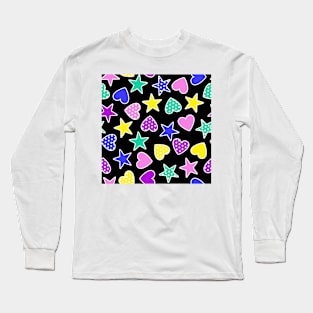 stars and hearts Long Sleeve T-Shirt